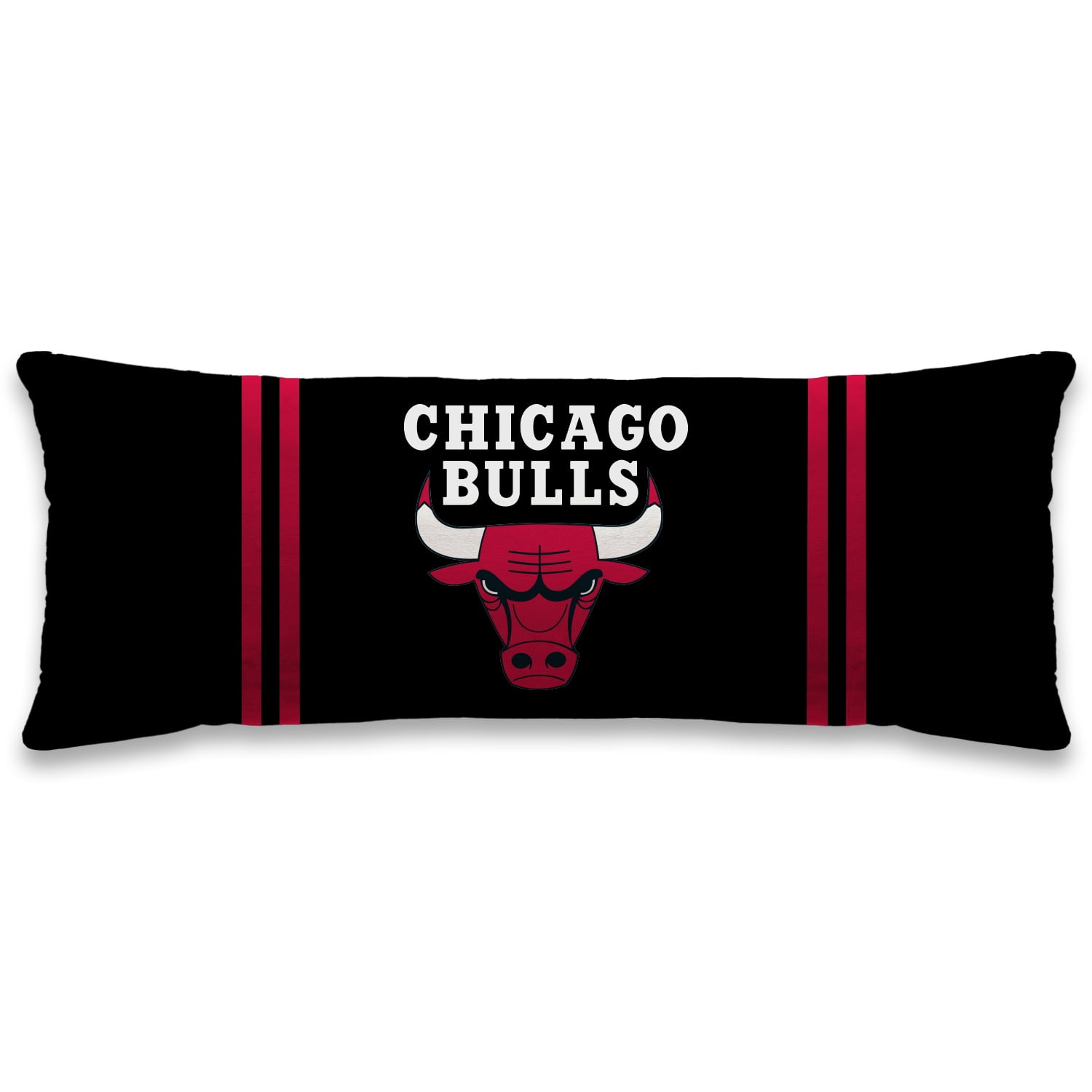 Chicago Bulls 20'' x 48'' Plush Bed Pillow