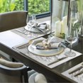 thumbnail image 4 of Floral Placemats Set of 4 Rectangle Table Mats Washable Heat-Resistant Place Mat for Kitchen Dining Table Decor Indoor Outdoor, 4 of 5