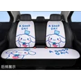 thumbnail image 4 of Sanrioed My Melody Cinnamoroll Kuromi-cojín de asiento de coche de dibujos animados, almohada, funda para volante, suministros para automóviles Kawaii, juego de tres piezas, 4 of 5