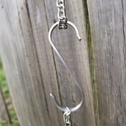 3.5 Flat S-Hooks, 2 Hooks, Zinc, Peerless Chain Company, #4735239C