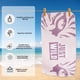 thumbnail image 5 of Toalla de Playa Estampada Xihbxyly Microfibra con Estampado de Flores de cielo, 5 of 7