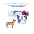 thumbnail image 5 of Luxtrada Dog Diapers Washable & Reusable Female and Male Dog Diapers for Small Medium Large Dog "M, Blue", 5 of 9