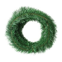 18ft Christmas Wreath Norfolk Artificial Christmas Wreath Holiday Wreath with Natural Rice Green Vine and Soft Fuzzy for Festive Holiday Fall Wreaths for Front Door Home Decor Christmas Decorations