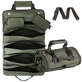 thumbnail image 2 of 600D Oxford Roll Up Tool Bag, Heavy Duty Tool Roll Organizer with 4 Fixed Large Compartments, 2 Detachable Pouches, 5 Pockets, Portable Toolbag for Electrician, Mechanic, 2 of 6
