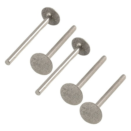 

Unique Bargains 12mm Flat Nose 3mm Shank Diamond Mounted Point Grinding Bits 5pcs