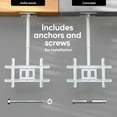 thumbnail image 6 of ONKRON Ceiling TV Mount for 32”-80” Flat/Curved Screens up to 150 lbs – Tilting Swiveling max 600x400 VESA, 6 of 10