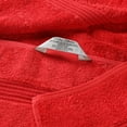 thumbnail image 6 of Superior Egyptian Cotton Absorbent 6-Piece Red Towel Set, 6 of 13