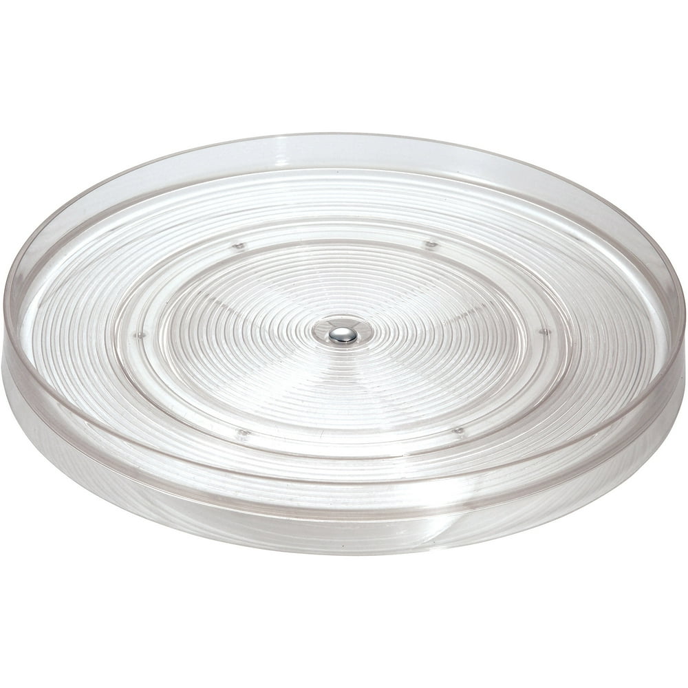 InterDesign Linus Lazy Susan Turntable Spice Organizer Rack for Kitchen