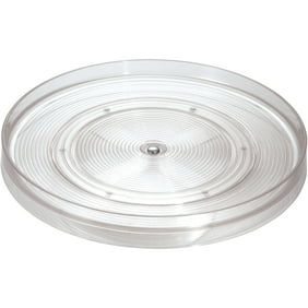 Lazy Susan Turntable Spice Rack Rotating Cabinet Shelf And