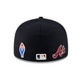 thumbnail image 4 of Men's-New Era  Navy Atlanta Braves 59FIFTY 2025 ASG Logos Fitted Hat, 4 of 7