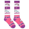 thumbnail image 6 of Cool Socks, Womens, Knee High Compression Socks, Unicorns Print, 6 of 6