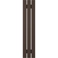 thumbnail image 6 of Ekena Millwork 11 1/2"W x 83"H Americraft Three Board (2 Batten) Exterior Real Wood Spaced Board-n-Batten Shutters (Per Pair), Raisin Brown, 6 of 10