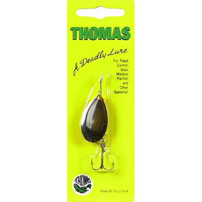 Thomas Lures Special Spinn Inline Spinner - 2.5'' - Nickel/Gold