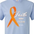 thumbnail image 4 of Inktastic Faith over Fear Leukemia Awareness with Orange Ribbon T-Shirt, 4 of 5