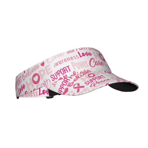 Balery Breast Cancer Pink Ribbons Awareness (2) Gorra deportiva con visera ajustable para mujer y hombre (talla única)