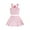 Pink, variant on AherBiu Baby Toddler Girls Clothes 2 Piece Cute Summer Outfits off Shoulder Tank Tops with Short Skirt Set