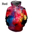thumbnail image 3 of Sudadera con capucha divertida de manga larga con estampado 3D de arte abstracto colorido para hombres y mujeres, sudadera holgada de talla grande, 3 of 5