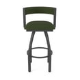 thumbnail image 5 of 861 Artemis 36" Swivel Bar Stool with Pewter Finish and Canter Pine Seat and Back, 5 of 5