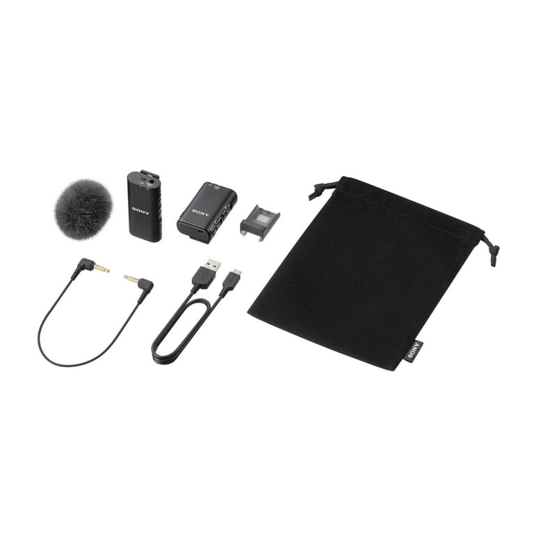 SONY ECM-W2BT ECM-LV1ワイヤレスマイクセット ソニー、ワイヤレスマイクロホン「ECM-W2BT」とステレオラべリア