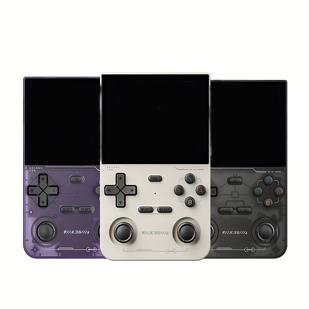 Open Source Handheld Console with 3.5" HD IPS Screen, 64GB, 3500mAh Battery, Multi-Interface & Multilingual Support, Extensive Game Library, Lightweight