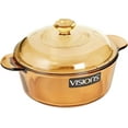 thumbnail image 1 of Visions 0.8 Litre Pyroceram Glass Versa Pot with Glass and Plastic Covers, Amber, 1 of 4