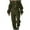 Army Green, variant on Frostluinai Sets for Women Half Zip Oversized Long Sleeve Sweatshirt Elastic Waist Sweatpants Tracksuit Solid Fall Sweatsuits with Pocket