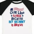 thumbnail image 4 of Inktastic Military Land is Free Mommy is Brave Boys or Girls Toddler T-Shirt, 4 of 5