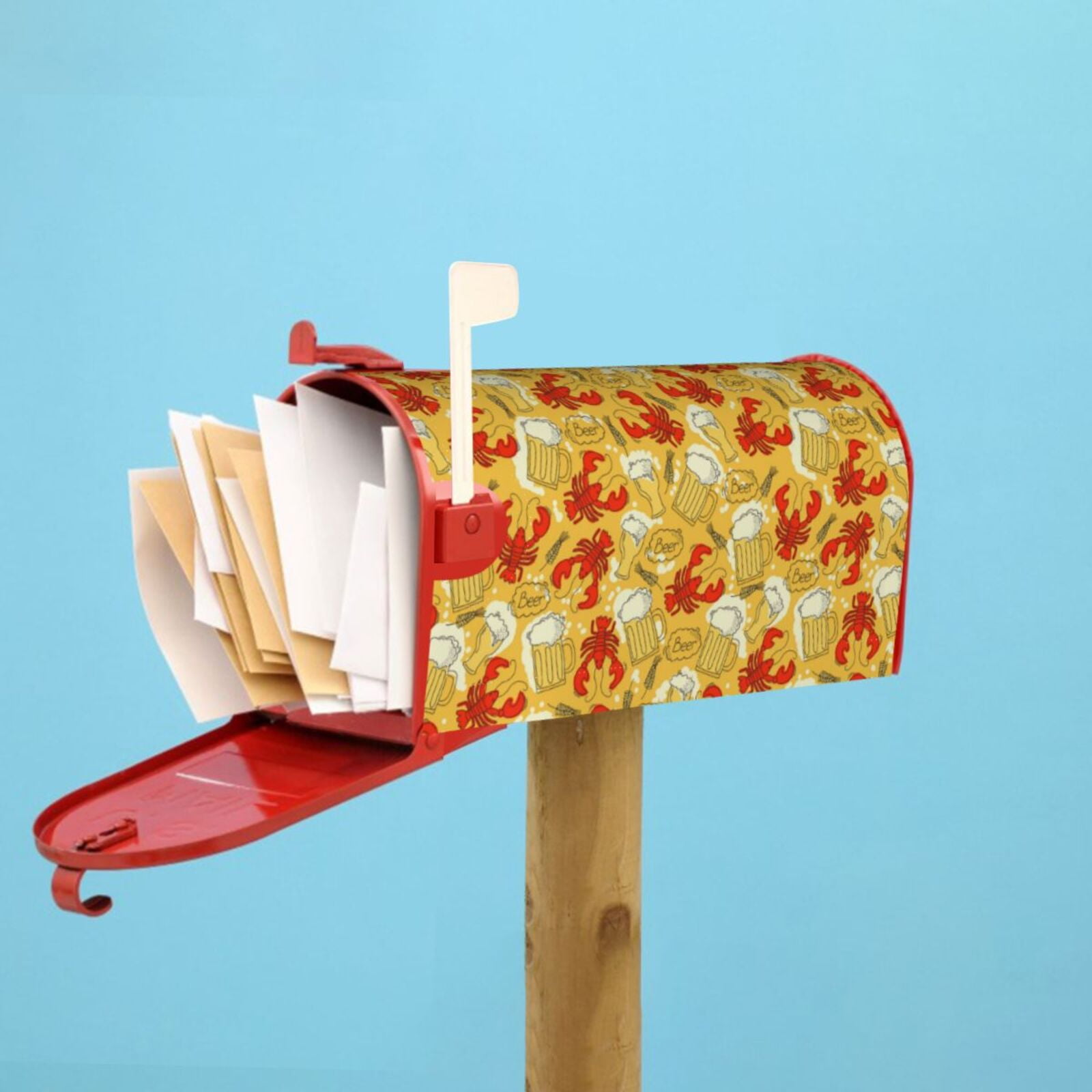 Kdxio Magnetic Mailbox Cover 21x18 in Mailbox Cover Outdoor Decoration Holiday Mailbox Covers for Home Garden Yard-21x18 in