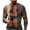 Ginger, variant on Men's Halloween Patchwork Pumpkin Graphic T-Shirt Crew Neck Short Sleeve Casual Streetwear Top