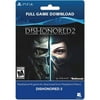 Sony Dishonored 2 (email delivery)