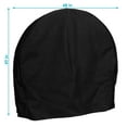 thumbnail image 3 of Sunnydaze Couverture de Bûche de Bois de Chauffage en Polyester Durable Résistant aux Intempéries - 48 Pouces - Noir, 3 of 6