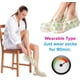 thumbnail image 3 of Dream Feet Exfoliating Foot Mask Socks Peels Away Callos Y Células Muertas (Un Par) Por Nosotros Jaclean Dream Feet DREAMFEET1, 3 of 5
