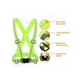 thumbnail image 2 of Reflective Vest Running Gear 2Pack, High Visibility Adjustable Safety Ves - Green, 2 of 5