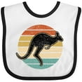 thumbnail image 3 of Inktastic Kangaroo Retro Australia Boys or Girls Baby Bib, 3 of 4