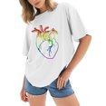 thumbnail image 1 of Gibobby Playera Corte clásico para Mujer Camisetas tamaño para mujer, camisetas holgadas manga corta con cuello redondo, blusa informal verano, camiseta bás(Blanco,M), 1 of 4