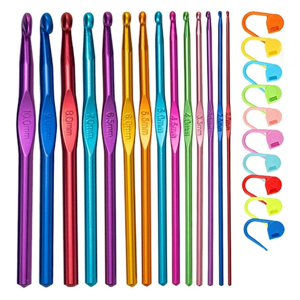 Speravity 1 Juego de agujas de tejer, suministros de costura coloridos de un solo extremo, accesorio para el hogar, aparato tejido fácil de agarrar, Artesanía 006-Modell Speravity TO008170-07