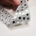 thumbnail image 7 of BalsaCircle 6" Silver Solid Letter Number Self-Adhesive Rhinestones Gems Sticker, 7 of 7
