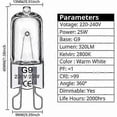thumbnail image 2 of G9 halogen lamps 60W, 230V, 10 Pack 60W, 2 of 5