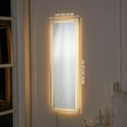 thumbnail image 4 of Luxfurni 42"x14"Full Length Mirror with Lights RGB Color Changing Lighted Mirror Wall Mounted Full Body Mirror, 4 of 12