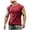 Burgundy, variant on Odeerbi Workout Tank Tops for Men Casual Solid Sports Tank Top Round Neck T-shirt Burgundy