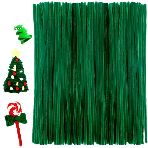 MELIVO 12" PLAIN Chenille (PIPE CLEANER) 6MM Stems