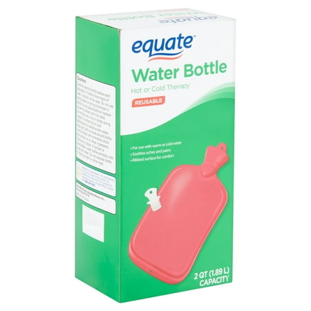 Equate Reusable Hot or Cold Therapy Water Bottle, 2