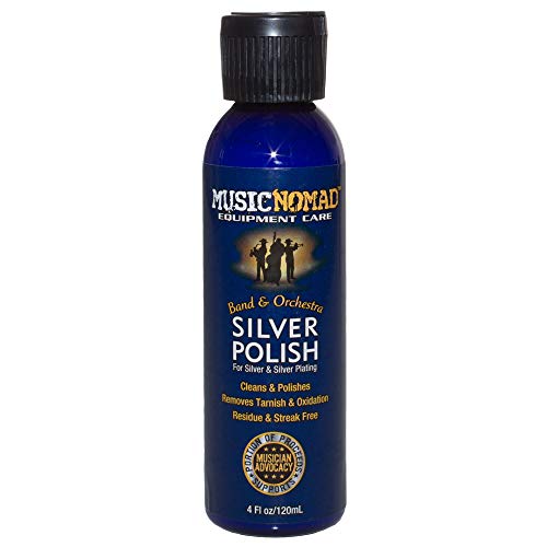 MusicNomad Silver Polish for Silver & SilverPlated Instruments, 4 oz