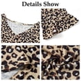 thumbnail image 6 of Shine Up Blouses for Womens Floral Print Tunic Tops Summer V-Neck 3/4 Ruffle Sleeve Blouse, 6 of 7