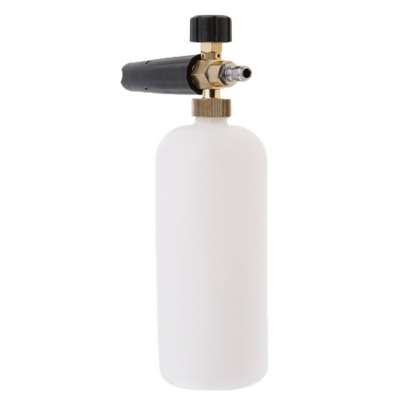 Adjustable 1/4" Snow Foam Lance Washer Bottle Pressure Car ...