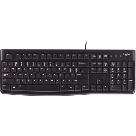 Logitech K360 Wireless USB Compact Keyboard, Glossy Black, Portable ...