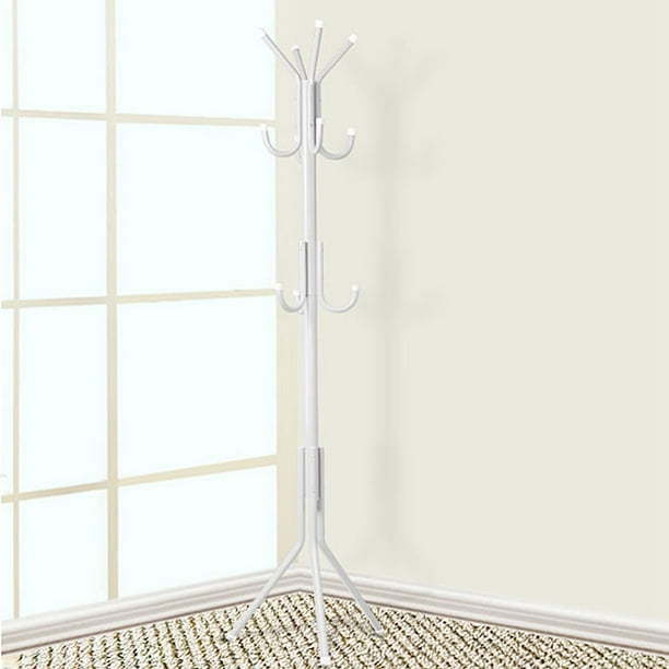 Fdit MultiHook Metal Coat Hat Rack Tree Stand Clothes Bag Hanger