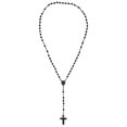 thumbnail image 2 of Dww- Chapelet Homme En Acier Inoxydable Noir 52 Cm, 2 of 5
