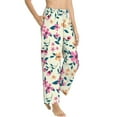 thumbnail image 2 of Xecao Cute Flower Women's Straight Lounge Pajama Pants: The Epitome of Relaxed Sleepwear, 2 of 9