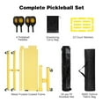 thumbnail image 6 of Tennis Net for Driveway, Tennis Balls Rackets Net with Court Marker, Portable Tennis Set with Net for Driveway, Carry Bag for Driveway Backyard Garden(Without Wheels), 6 of 9